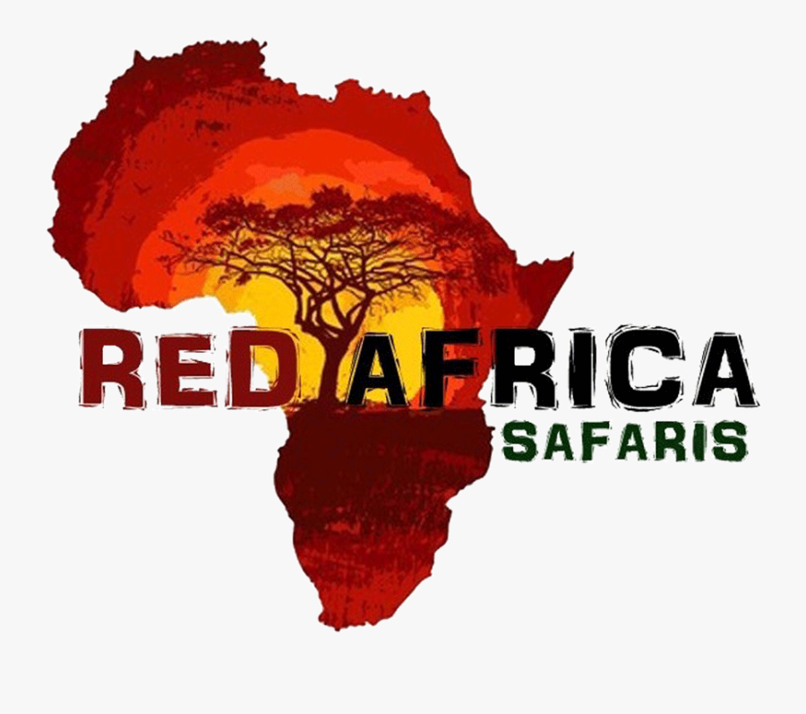 Red Africa Safaris Guided Safari Tours South Clipart - Graphic Design, Transparent Clipart