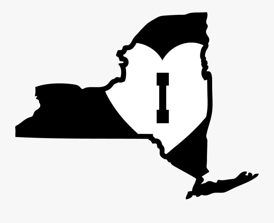 New York City New Jersey U - Clip Art New York State Outline, Transparent Clipart