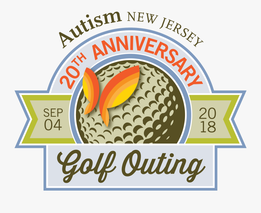 Fundraising Autism New Jersey - Golf Ball Vector, Transparent Clipart