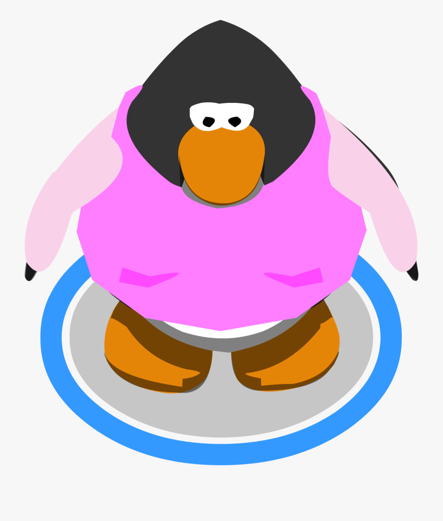 Pink Letterman Jacket In-game - Penguin Club Penguin Png, Transparent Clipart