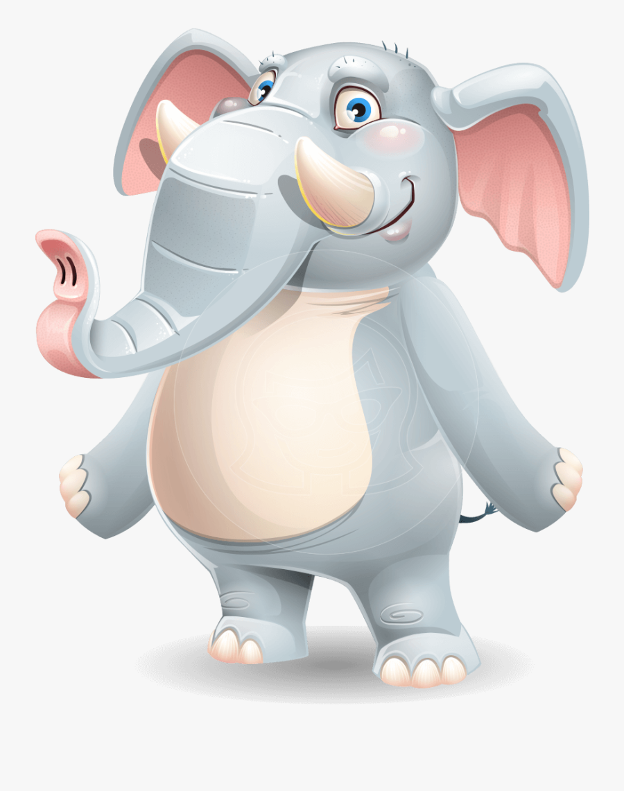 Cartoon,clip Art,elephants And Figure - Cartoon Elephant Vector, Transparent Clipart