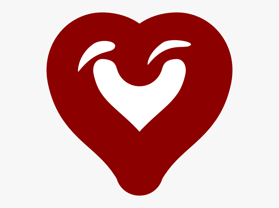 Transparent White Heart Clipart - Heart, Transparent Clipart