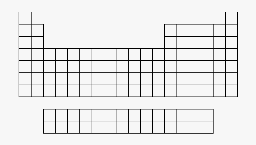 320 × 184 Pixels - Periodic Table Shaded Metals, Transparent Clipart