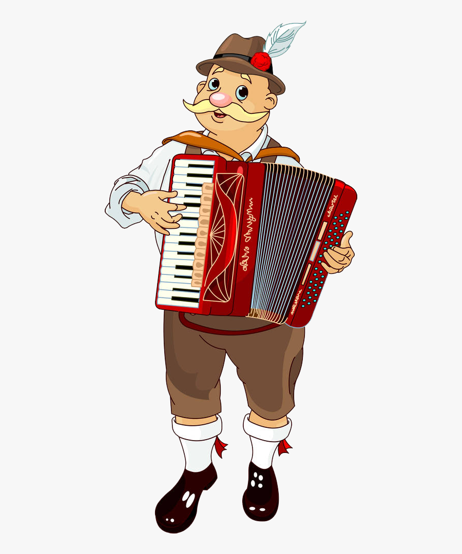 Oktoberfest Accordion Stock Photography Illustration - Oktoberfest Accordion, Transparent Clipart