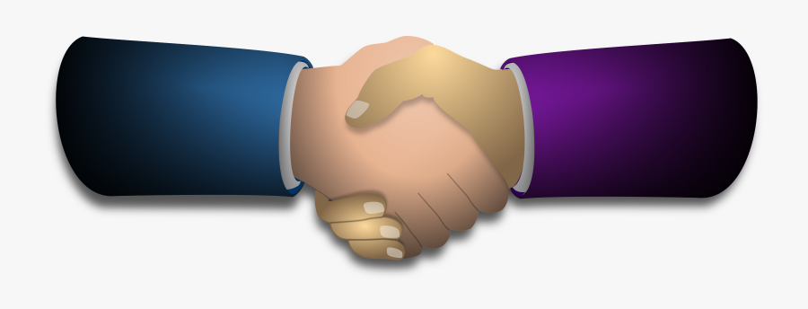 Clipart - Hand Shake Logo High Resolution, Transparent Clipart