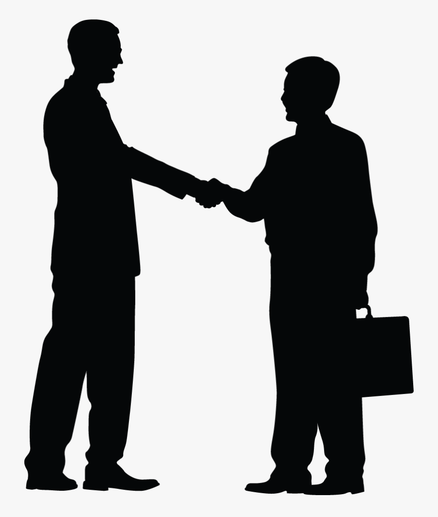 Businessman Shaking Hands Clipart - Businessman Shake Hand Clipart, Transparent Clipart