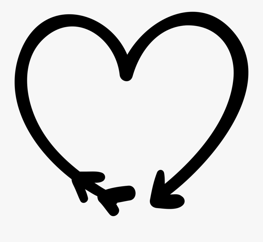 Heart Arrow Computer Icons Symbol Clip Art - Transparent Love Icon Png, Transparent Clipart