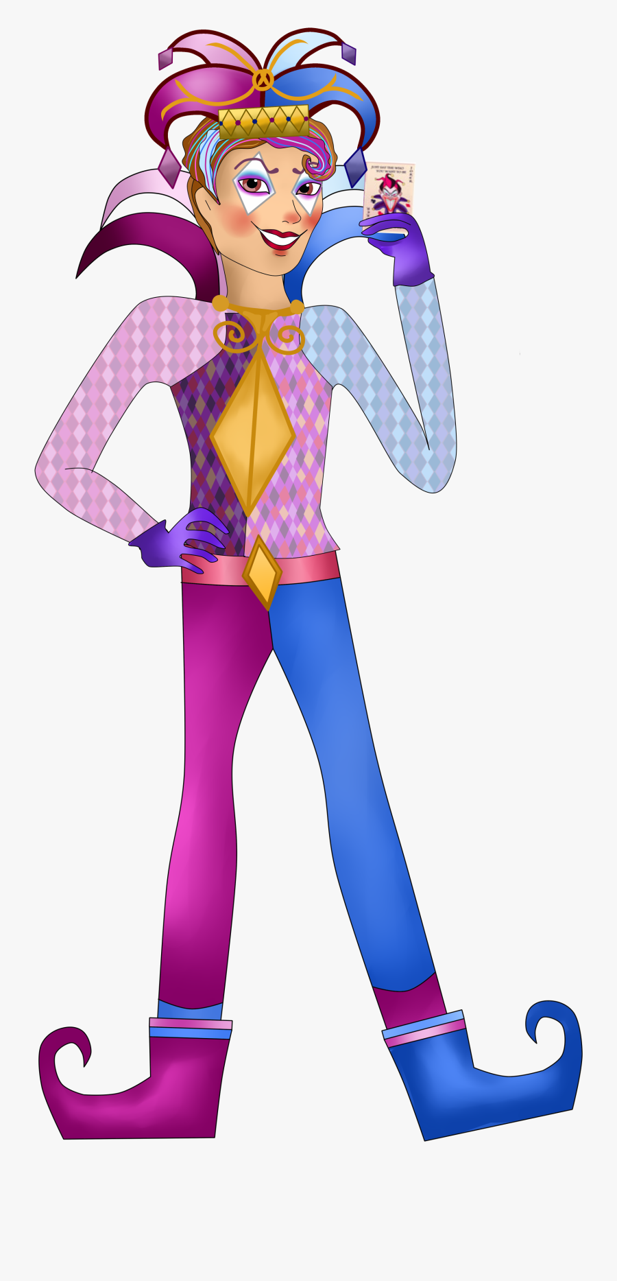 The Court Jester Or Known As The Joker Card Is Quite - Courtly Jester Parents, Transparent Clipart