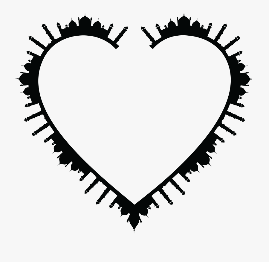 Arrow Heart Monogram Frames Svg Valentines Svg Eps - Aim 1 Dragon Logo, Transparent Clipart