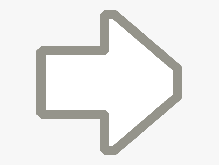 Arrow Right Outlined Svg Clip Arts, Transparent Clipart