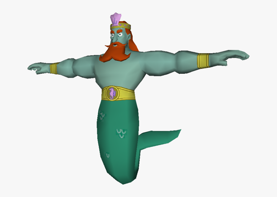 Mythology Clipart King Neptune - T Pose Png, Transparent Clipart