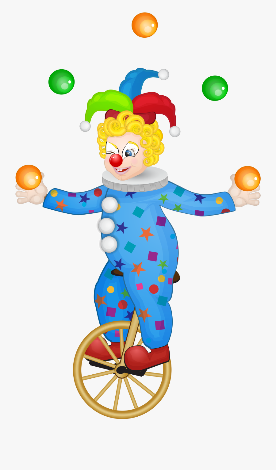 Two Clowns Drawing, Transparent Clipart