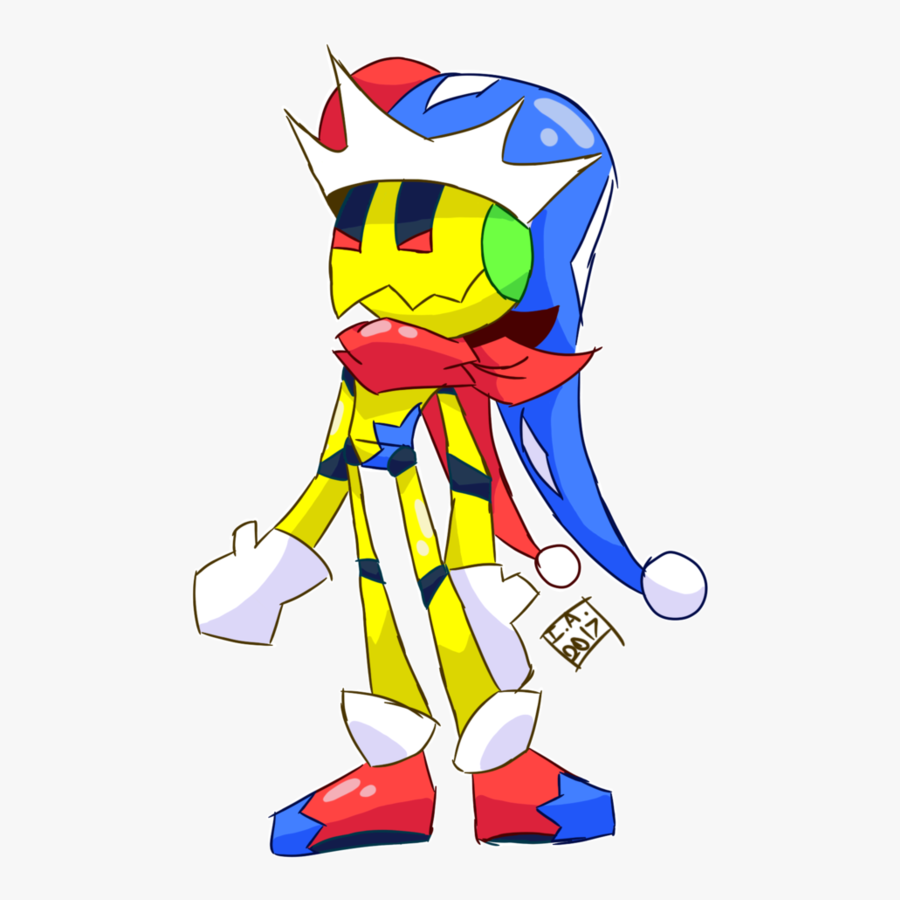 Character From Spark The Electric Jester Character - Spark The Electric Jester Fanart, Transparent Clipart