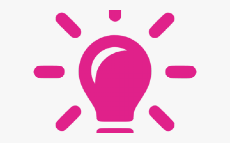Light Bulb Clipart Pink - Office Equipment Company Case Study, Transparent Clipart
