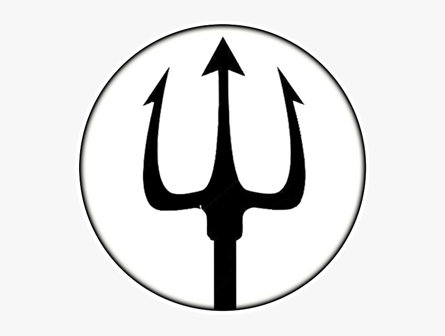 The Church Of Neptune - Black Pitchfork Vector, Transparent Clipart