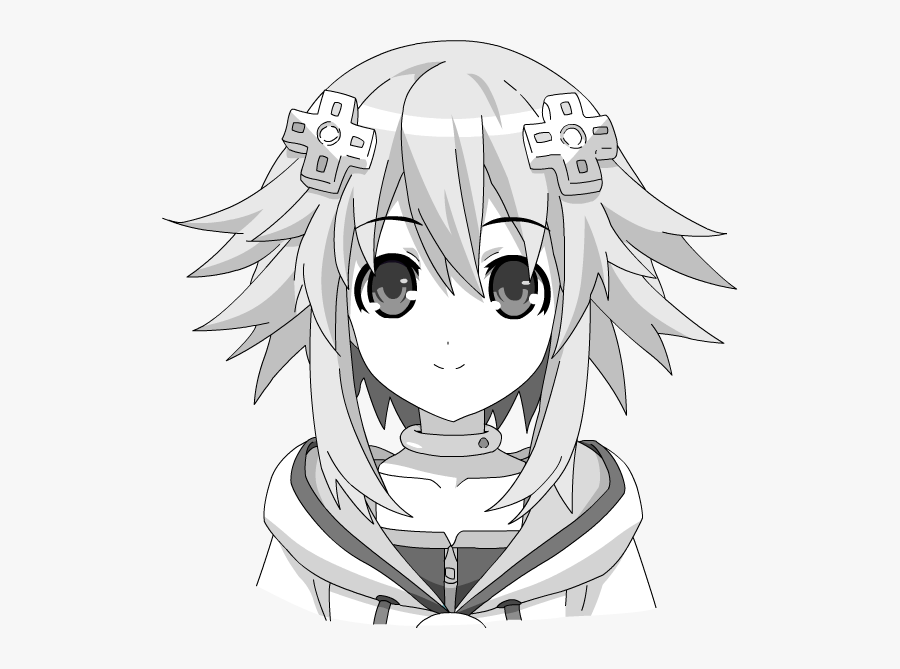Transparent Neptune Clipart Black And White - Neptunia Neptune Fa, Transparent Clipart