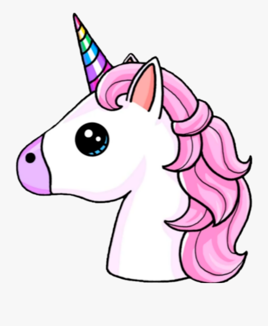 #unicorn #unicorns #emoji #unicornemoji #cuteunicorn - Easy Unicorn Drawing, Transparent Clipart