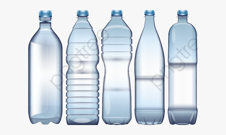 Water Bottle Clipart Vector - Water Bottle For Packaging Design, Transparent Clipart