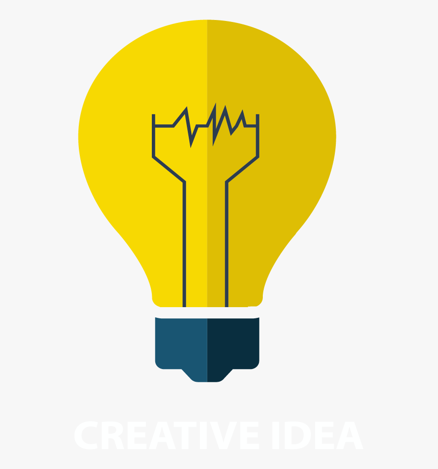 Clip Art Light Bulb Graphic - Foco Creativo Png, Transparent Clipart