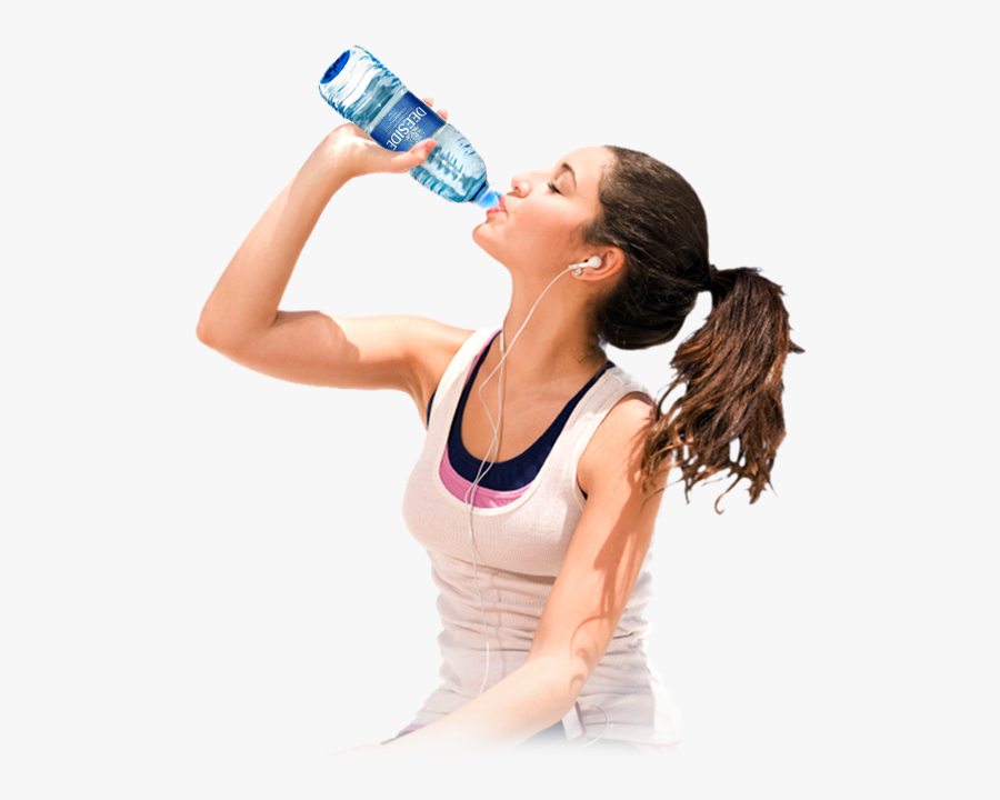 Deeside Natural Mineral Water- Benefits - Person Drinking Water Transparent, Transparent Clipart