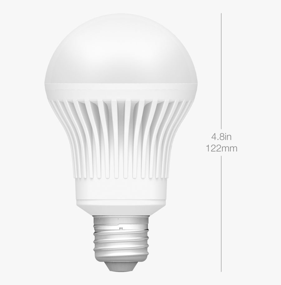 Incandescent Light Bulb - Transparent Background Led Bulb Png, Transparent Clipart