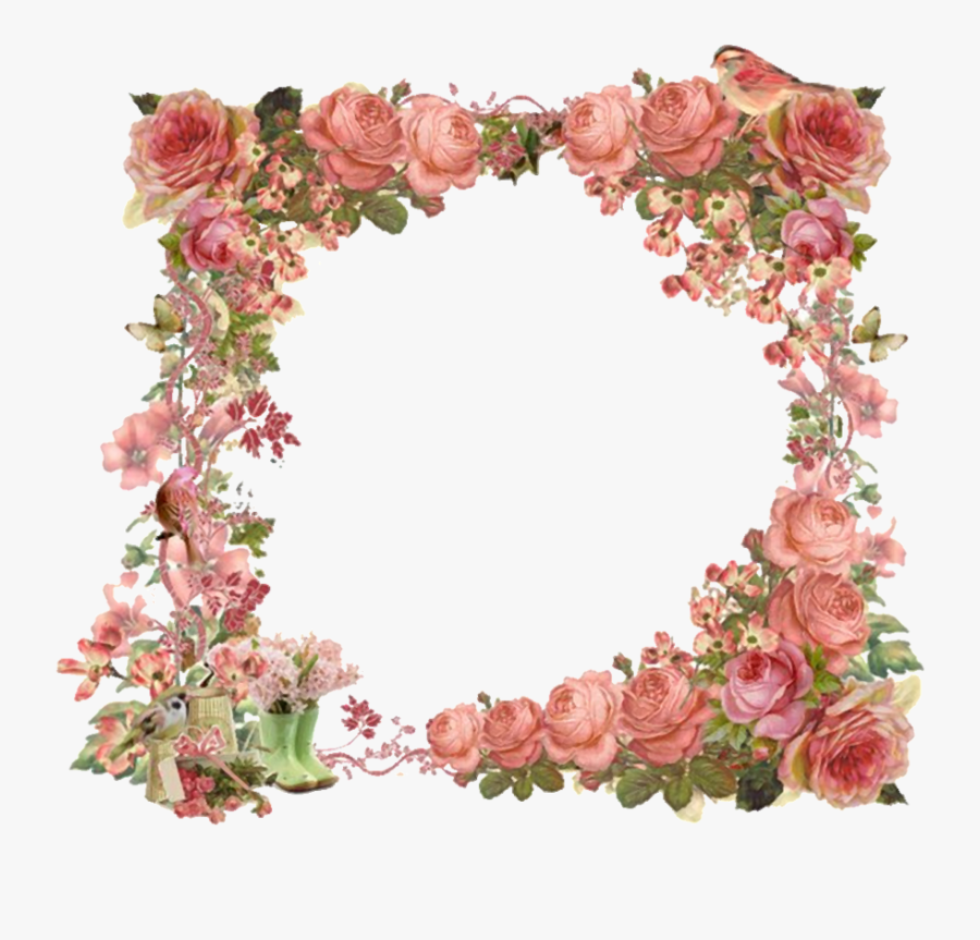 For Developers Vintage Flowers Borders Clipart, Transparent Clipart