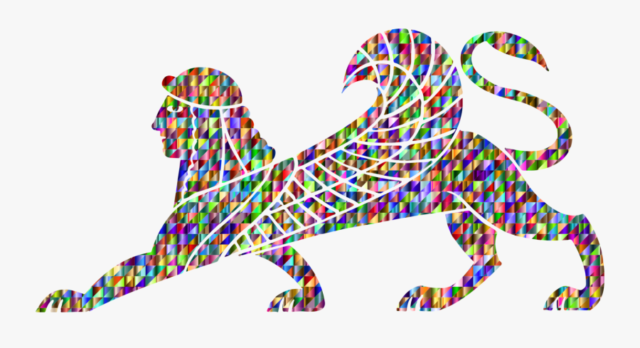 Art,area,animal Figure - Greek Mythology Sphinx Png, Transparent Clipart