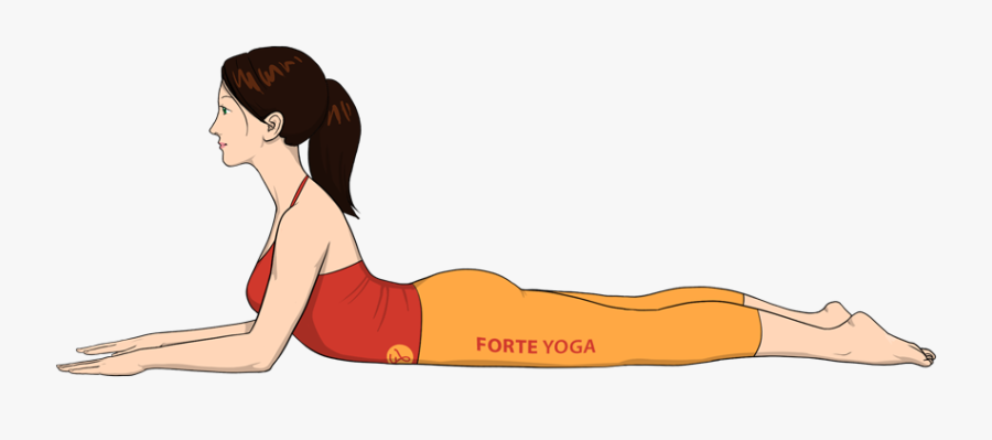 Sphinx Yoga Pose, Transparent Clipart