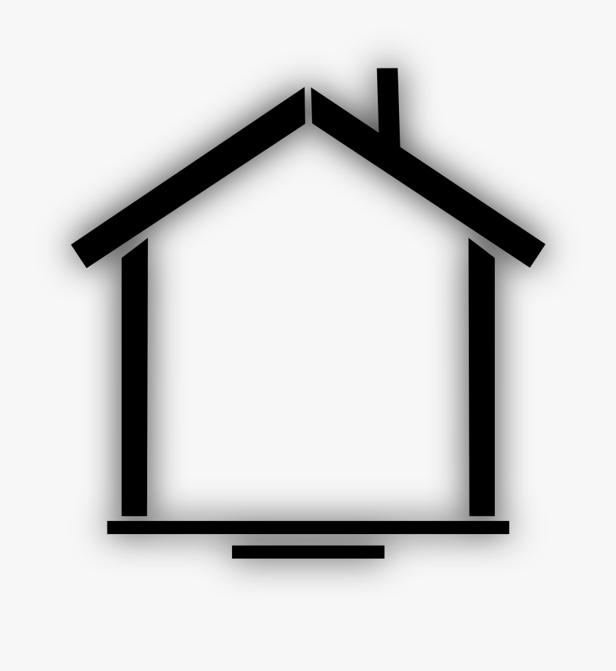 Home, Black, House, Building, Simple, Silhouette - Raisin In The Sun One Pager, Transparent Clipart