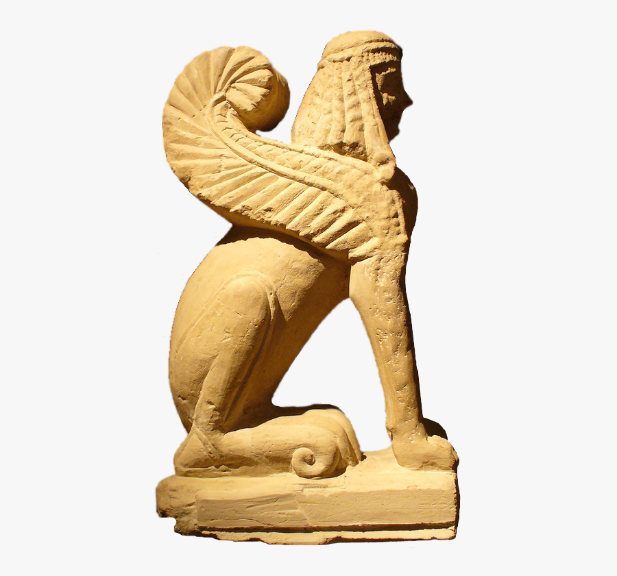 Chiusi Etrusc Sphinx - Etruscan Sphinx, Transparent Clipart