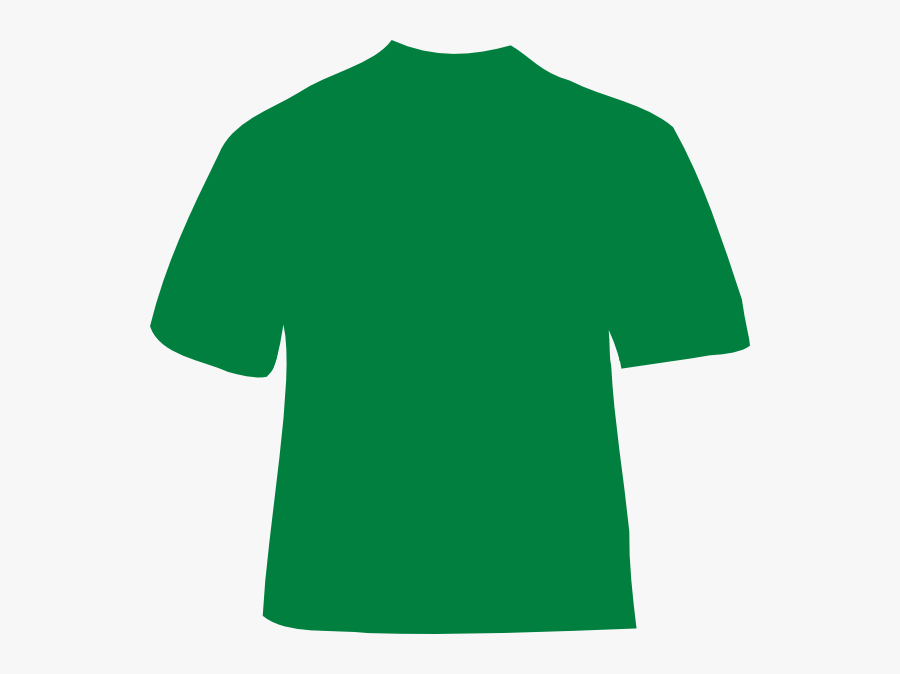 Green Shirt Clip Art At Clker - Black T Shirt, Transparent Clipart