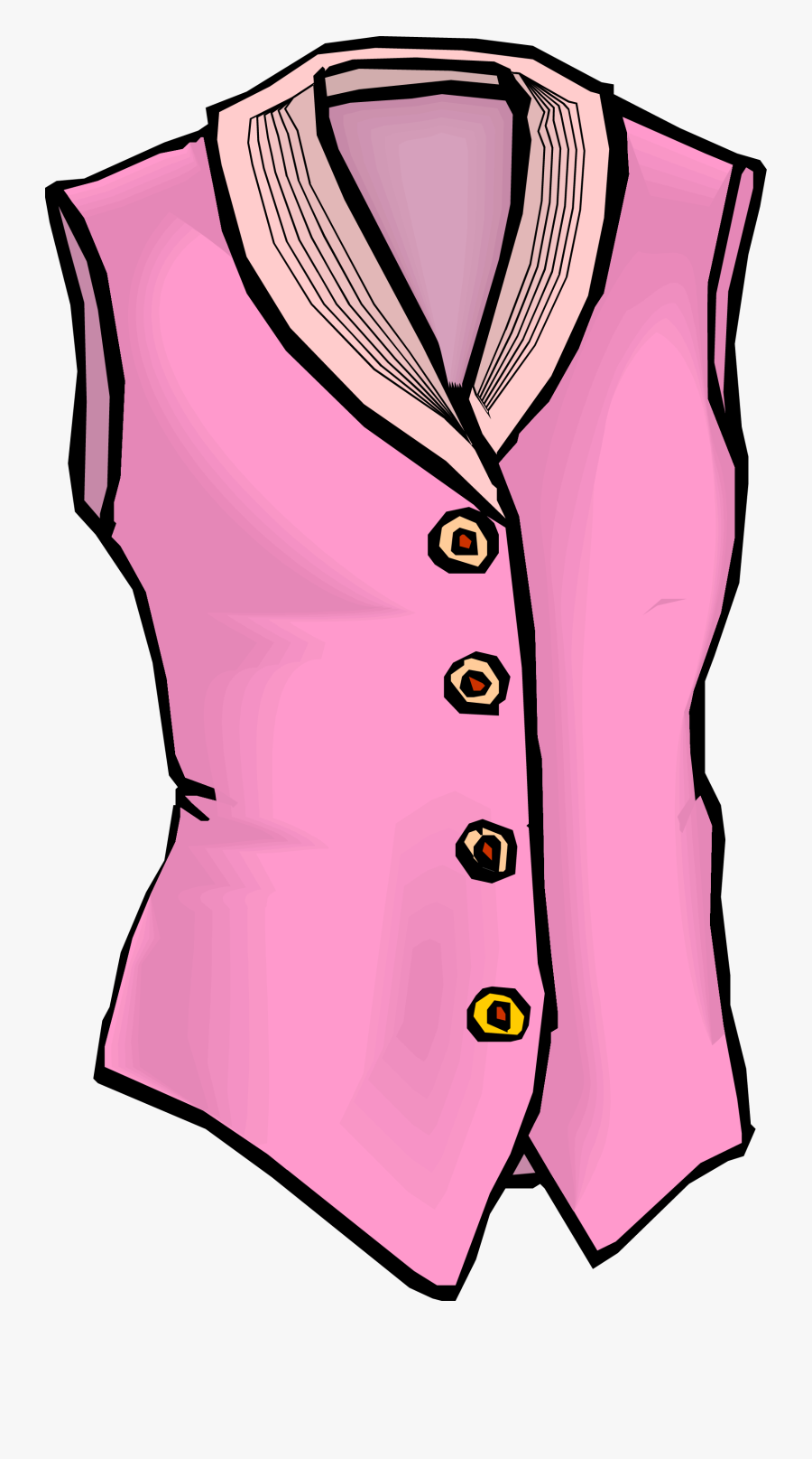 Sweater Vest Blouse Clip Art - Clipart Blouse Girl Png, Transparent Clipart