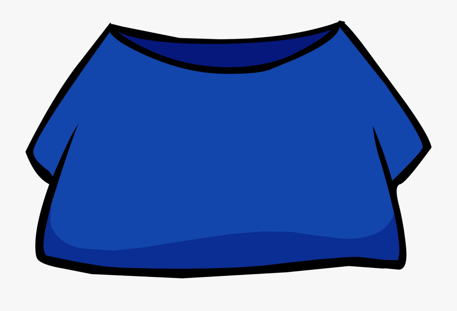 Shirt Clipart Blue Shirt - Club Penguin Shirt, Transparent Clipart