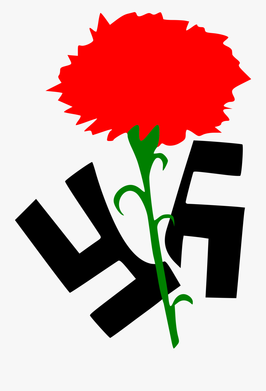 Red Carnation Clipart, Transparent Clipart