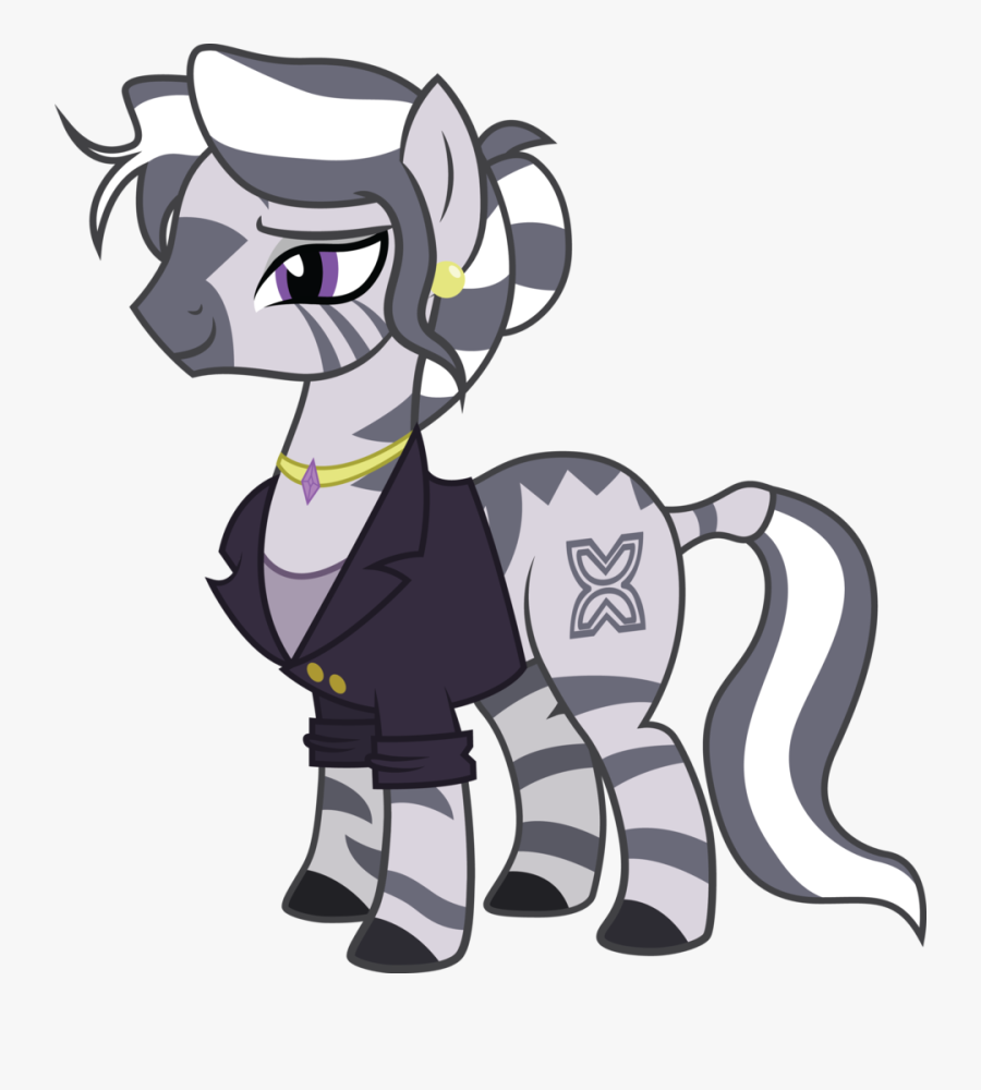 Duskthebatpack, Bedroom Eyes, Blazer, Blouse, Clothes, - Zebra Oc Mlp Female, Transparent Clipart