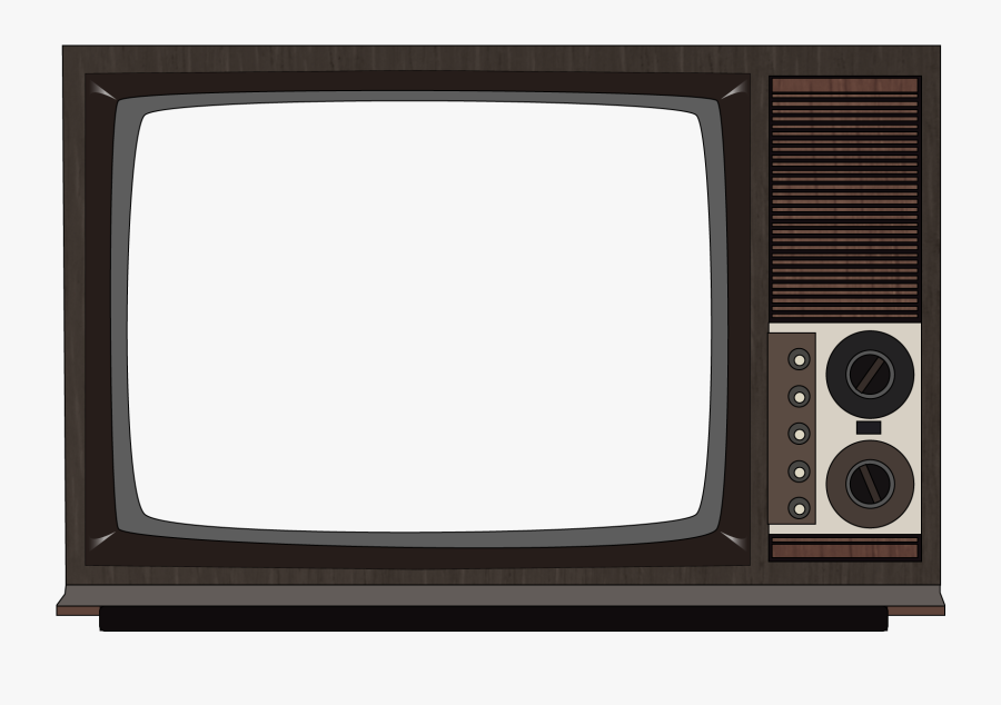 Transparent Clipart Tvs - Transparent Background Old Tv Png, Transparent Clipart