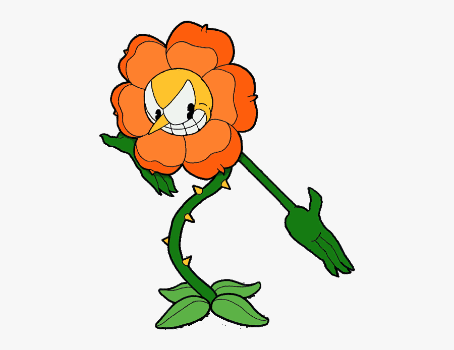 Cagney Carnation Sprites Clipart , Png Download - Cuphead Cagney Carnation Png, Transparent Clipart
