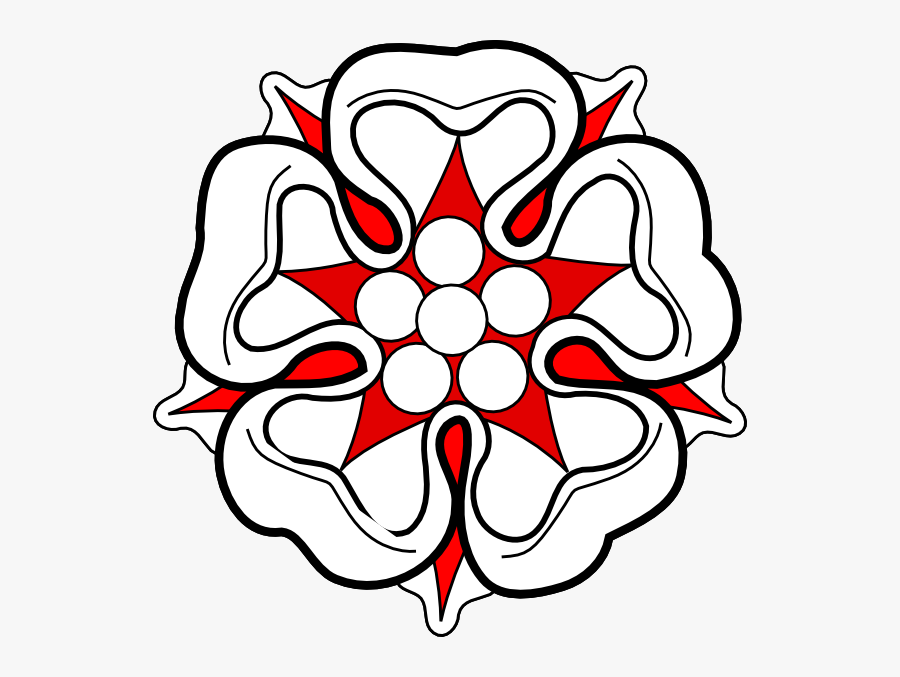 Clip Art Rose Heraldry, Transparent Clipart