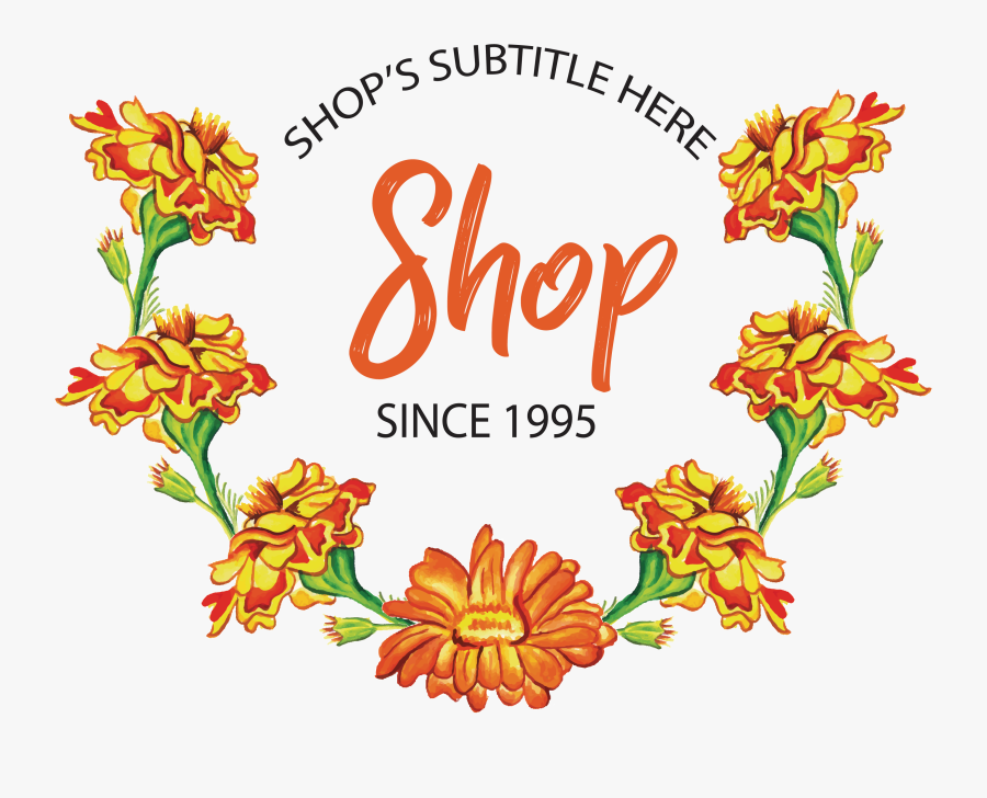 Png Black And White Stock Carnation Vector Border - Caesalpinia, Transparent Clipart