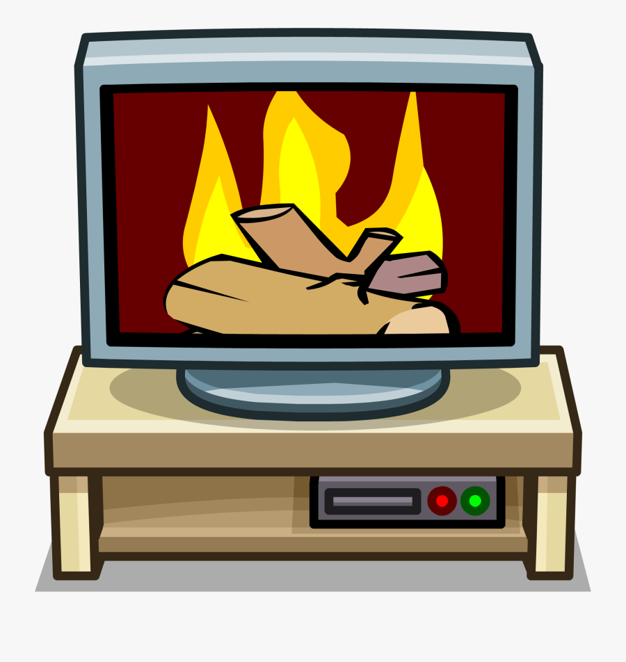 Image Gray Tv Sprite - Television On A Stand Clipart, Transparent Clipart