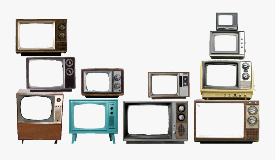 Clip Art Black And White Television Drawing Old Fashioned - Tv Da Decada De 60, Transparent Clipart