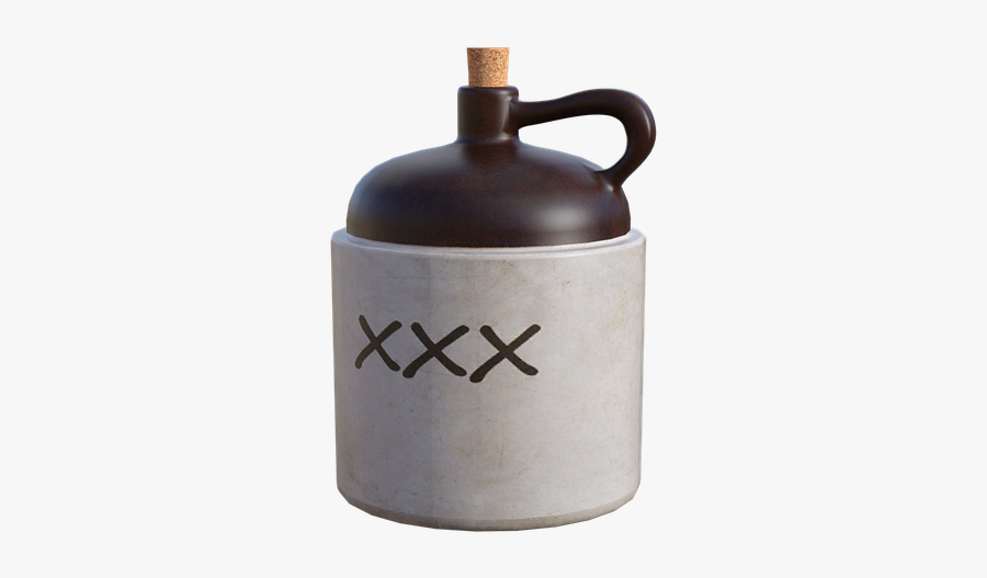 Jug Moonshine Cork - Lid, Transparent Clipart