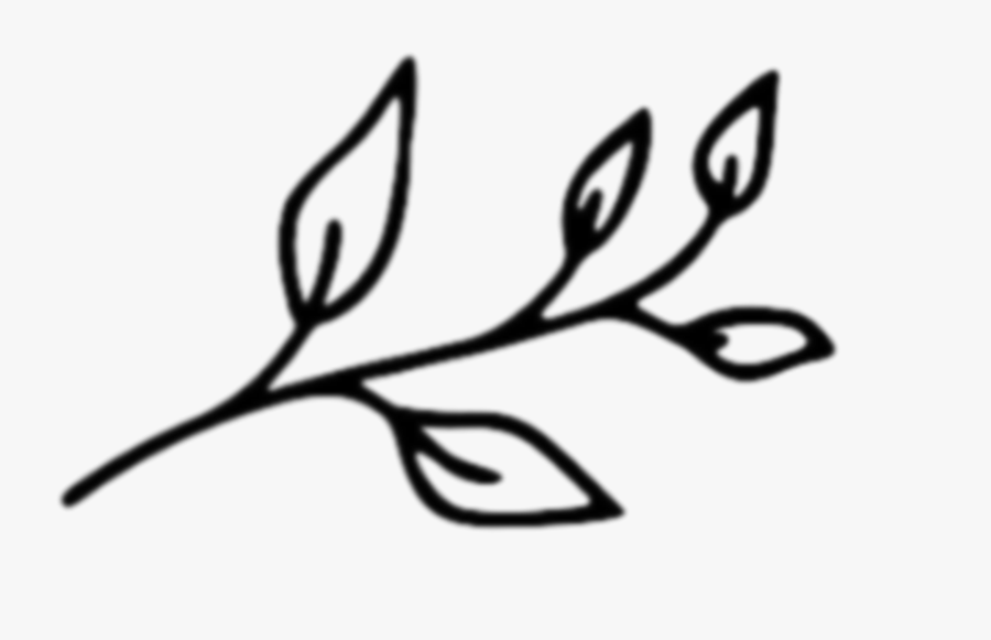 #black #clipart #leaves #branches - Leaf Branch Black And White Clipart, Transparent Clipart