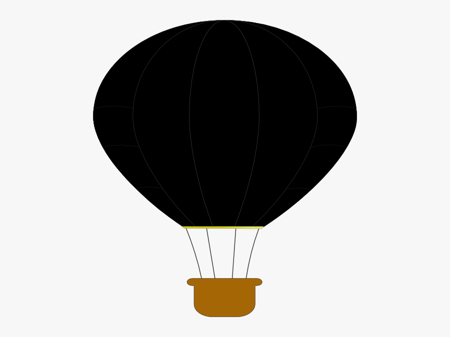 Brown Hot Air Balloon, Transparent Clipart