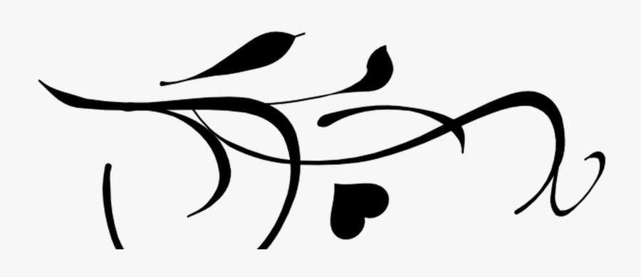 Collection Of Free Branches Clipart Heart Download - Lovebird Clipart, Transparent Clipart