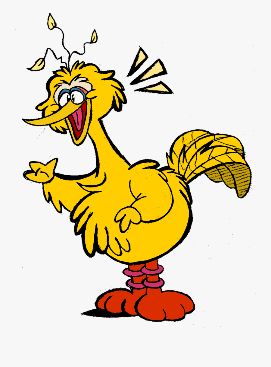 Big Bird Fan Art, Transparent Clipart