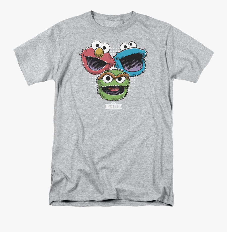 Elmo Cookie Monster Oscar The Grouch Sesame Street - West Beverly Hills High School Shirt, Transparent Clipart