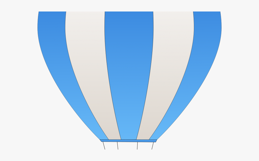 Transparent Hot Air Balloon Clipart Png - Desenho De Balao Azul, Transparent Clipart