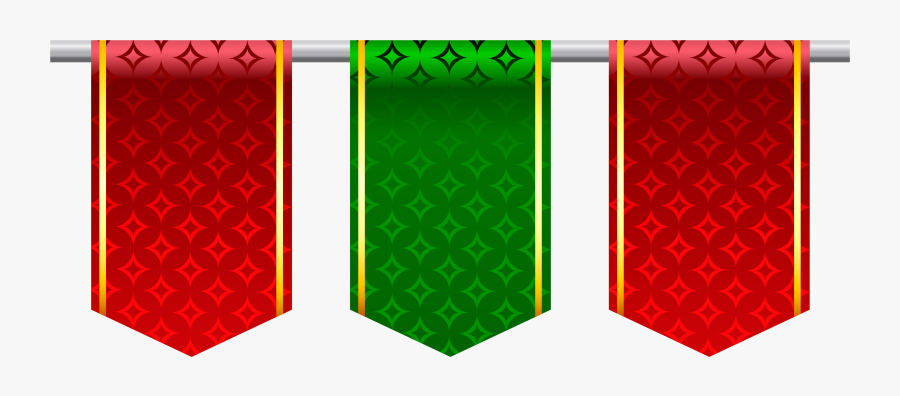 Red And Green Png - Red And Green Banner, Transparent Clipart