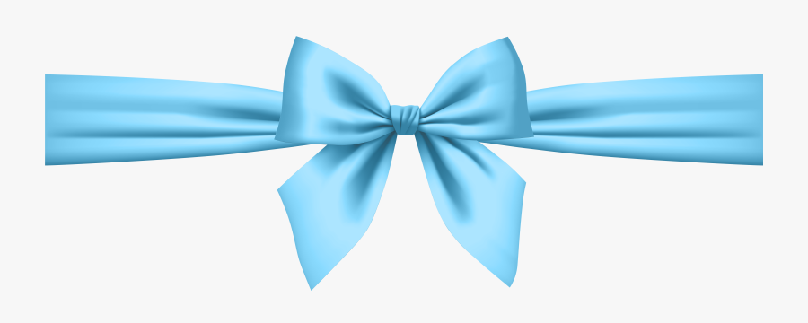 Bow Clipart Blue - Blue Bow Clipart Png, Transparent Clipart
